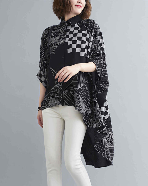 ellazhu Women Short Sleeve Tops Shirt Blouse GA2305