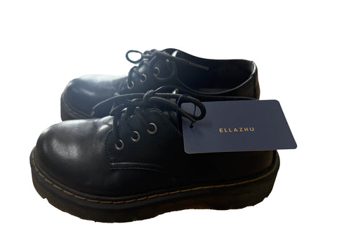 ellazhu Black high-quality Shoes Women Outdoor Footwear FT01