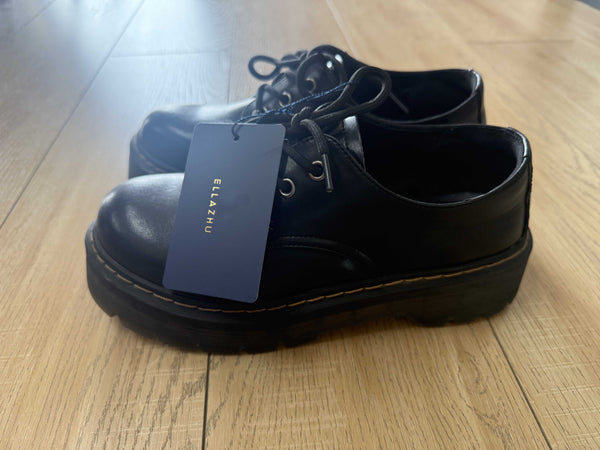 ellazhu Black high-quality Shoes Women Outdoor Footwear FT01