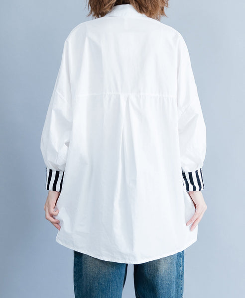 ellazhu Long Sleeve Cotton Shirt GA2075