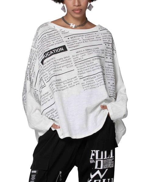 ellazhu Women Long Sleeve Pullovers Top Tshirt GY2742